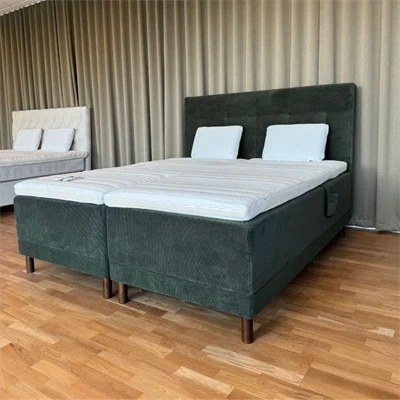 UDSTILLINGSMODEL - ProSleep Deluxe - Box-elevationsseng 180x200 - Grøn 